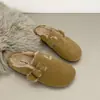 Mismo estilo Sanxi ~ Zapatos Boken todo incluido para mujer 2023 nuevos zapatos Boken de pesca de un solo color slip-on retro de algodón