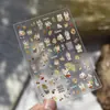 Adesivos de Manicure Tomoni Finos e Resistentes Adesivos de Unha de Desenho Animado Fofos Nova Coleção Outono Chinoiserie Material de Adesivo de Joia