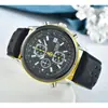 Reloj de pulsera para hombre de tres esferas y seis manecillas, popular modelo Blue Angel Seiko, superventas en AliExpress, reloj cronógrafo con funciones completas