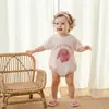 Roupas Infantis Estilo Coreano para Bebês e Crianças Pequenas, Homens e Mulheres, Novidades de Verão, Roupões Fofos com Desenhos de Animais, Bolsas Finas para Bebê, Macacões