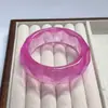 Pulsera de Resina con Corte Rombo de Estilo Coreano Ins con Patrón Mármol Vintage, Accesorio Versátil de Nicho para Mujer
