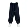 Pantalones Casuales Nuevos de Estilo Scimitar para Hombre Primavera y Otoño 2025 Estilo Coreano de Moda Sueltos Pierna Recta Parches Marca de Moda Pantalones Deportivos para Hombre