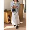 Jaqueta de Couro Texturizada Pequena Silhueta Estilo de Rua Feminino Coreano 3ª Manhã Zy4002