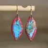 Brincos de Argola com Pingente de Gota de Água da Moda para Mulheres Exquisitos Brincos Brincos de Pedra do Imperador brincos