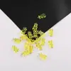 Oso de Color Caramelo Acrílico Pequeñas Cuentas Sueltas DIY Hecho a Mano Casero Pulsera Collar Colgante Material para Joyería Accesorios