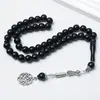 45 Peças de Contas de Oração Tasbih 10*10mm Contas de Oração Arábia Saudita Oriente Médio Contas de Oração Pulseiras Árabes
