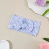Accesorios Nuevos para el Cabello de Niños Transfronterizos Diadema con Lazo Estampado de Conejo para Bebé Diadema Elástica de Nailon para Bebé Venta al por Mayor