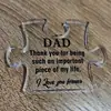 Regalo de Día del Padre Transfronterizo Más Vendido Adorno de Exhibidor Acrílico Pantalla de Escritorio Regalo de Día del Padre Hecho a Medida para Papá Manualidad