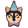 Los 100 Clips para Bolígrafo de Plástico Suave de PVC con Forma de Perro Más Vendidos de Amazon Accesorios Decorativos Dibujos Animados Clips para Bolígrafo de Punta Redonda