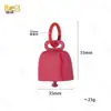 Venda Quente Transfronteiriça Sino de Coleira para Pet Dopamina Super Alto Pingente para Mochila de Montanhismo ao Ar Livre Sino de Vaca de Metal Pintado Colorido
