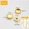 Cubierta decorativa para uñas espejo anuncio placa acrílica para uñas tapa fea para uñas tapa decorativa tornillo de expansión para uñas de cristal uñas fijas