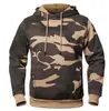Sudadera Camuflada de Gran Tamaño para Otoño e Invierno Nueva, Casual Holgada, Pulóver de Manga Larga de Forro Polar para Hombre