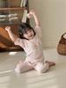 Pijama infantil Amaya de manga corta y pantalón corto, ropa de verano con aire acondicionado, Tencel Lyocell, ropa informal para el hogar.