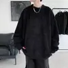 Suéter Tie-dye para Hombre Primavera y Otoño 2025 talla extra Suéter de Punto Gradiente Jersey Holgado Estilo Japonés