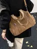 Bolsa de ombro retrô de grande capacidade, bolsa de trabalho feminina, nova bolsa tote simples 2026, bolsa de ombro de grande capacidade, bolsa transversal