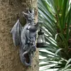 Luminária de Parede Dragão Solar com Lanterna, Decoração de Jardim Externo Estátua de Resina com Luz