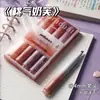 Caneta Marca-Texto Iluminadora com Cor Gradiente para Crianças, Caneta de Desenho DIY, Caneta Marca-Texto para Aprendizagem, Caneta Fluorescente de Alto Valor