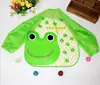 Comercio exterior abrigo infantil anti-vestir completamente impermeable bebé bebé EVA desechable ropa de arroz delantal babero ropa para pintar