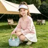 Nueva camisa de verano estilo coreano con aire acondicionado para niñas, con diseño de lazo, adecuada para usar al aire libre, cárdigan de manga larga, color liso y protección solar