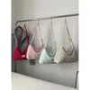 Bolso de lona casual de nicho, bolso de hombro de nailon, bolso cruzado deportivo, bolso de retazos versátil y elegante para el día a día