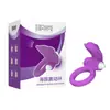 Anillo Eléctrico de Bloqueo Vibratorio con Forma de Lengua Dolphin Pleaser para Hombres, Anillo de Retraso, Juguetes para Adultos al por Mayor y Dropshipping