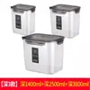 Latas Selladas para Granos y Cereales, Almacenamiento de Cocina, Latas Transparentes de Plástico de Grado Alimenticio, Cajas para Snacks, Productos Secos y Almacenamiento de Té