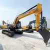 Escavadeira XCMG XE215DA, escavadeira de esteiras de médio porte SY215, equipamentos de terraplanagem e mineração, escavadeira tipo gancho, escavadeira hidráulica