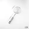 Espumadera de Acero Inoxidable de 26 cm con Malla Fina, Mango de Acero con Nueve Bolas, para Fideos, Freír y Filtrar, Etiquetado Transfronterizo y Dropshipping