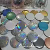 Fundo de Papel para Insígnia de Flash Duplo Ouro Escovado com Glitter Prata com Glitter Branco Papel Escovado Insígnia de Papel Flash Refletivo Base Inferior Papel Base