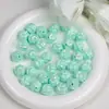 Ding Yi Lua Fria Contas Coloridas Torcidas Acrílico Galvanizado Cor Sólida Contas com Furo Contas Soltas Acessórios para Pulseira DIY