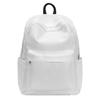 Mochila de Gran Capacidad Casual Estilo Ins Moda para Niñas Gris Estilo K Simple Mochila Escolar para Estudiante Universitario Mochila de Viaje
