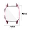 Para Jiaming Venu sq media bolsa carcasa hueca Venu SQ música electrochapado todo incluido funda protectora para reloj