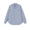Camisa Listrada Retro Coreana N-52Trw para Meninas 2026 Primavera e Verão Novo Estilo Camisa Casual Elegante Solta Ms49