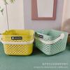 858 Cesta de Banho Plástica tipo Bolsa, Cesta de Armazenamento para Banheiro, Cesta de Armazenamento Diversos, Suprimento de Barraca de Rua de Cinco e Seis Yuan