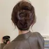 Pinza para el pelo de concha estilo coreano que no lastima la cabeza, elegante pinza de abulón para mujer, accesorio para el cabello versátil y de alta gama
