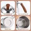 26 Anos Novo Modelo Cafeteira Manual Cross-Border de Aço Inoxidável com Alça para Uso Doméstico e Comercial, Cafeteira com Bico Longo e Filtro Atacado