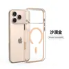 Funda magnética tipo C transparente para teléfono móvil Iphone17Pro Max con botón táctil para fotos Apple 17 Cubierta protectora anticaídas