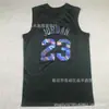 En stock BULLS BULLS Jersey Jordan #23 campeonato final logo militar bordado retro uniforme de baloncesto