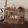 Prateleira de armazenamento de xícaras, armário de armazenamento de mesa, aparador, xícara de café, xícara de chá, conjunto de chá, tipo retrátil para mesa de casa