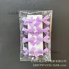 8/cartão grampo de cabelo pequeno laço reto estilo balé doce clipe lateral para cabelo de menina trançado cocar grampo quebrado fofo