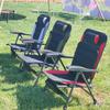Silla de Pesca Plegable con Respaldo, Soporte Lumbar para Gaming, Silla de Pesca de Ocio, Silla de Pesca Plegable Ajustable Multiusos para Acampar