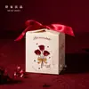 Cajas de Dulces para Bodas Temáticas de Rosas al por Mayor 2026 Boda Compromiso Estilo Ins Caja de Dulces de Alto Valor Set de Invitaciones