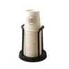 Estante de Almacenamiento de Vasos de Papel para Escritorio Tienda de Té con Leche Cafetería Dispensador de Vasos Desechables Estante de Almacenamiento Dispensador de Agua de Alta Gama