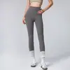 Pantalones de Yoga Elásticos Cómodos de Estiramiento Cintura Alta Control de Abdomen Levantamiento de Glúteos Específicos para Entrenamiento de Pilates y Deportes