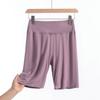 Calças de tubarão de algodão de três bits femininas verão fino exterior desgaste leggings barriga-levantamento quadril segurança anti-luz yoga shorts