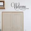 Comercio exterior BIENVENIDOS A NUESTRO HOGAR Lema en inglés decoración de pared para el hogar pegatinas de pared autoadhesivas venta al por mayor