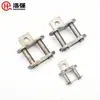 08A-1 conector de cadena/fila única/fila doble/fila triple industrial hebilla de cadena de eslabón medio fábrica venta directa placa de cadena