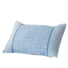 Toalla para almohada de algodón puro tela de hilo de algodón completo pañuelo para la cabeza de la almohada funda de almohada para adulto antideslizante de fijación con botón de presión semi-envuelto de alta gama europea