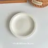 Taza de café y platillo de bobina retro de alto valor, vajilla para té de la tarde, plato de carne occidental de 9 pulgadas, plato plano, plato de pastelería