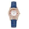 Amadi cinturón nuevo Romano literal diamante completo lujo para mujer elegante para combinar con todo Reloj + pulsera reloj de cuarzo caja de regalo